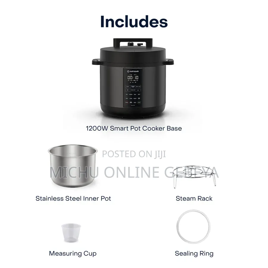 Nutricook 6L Smart Pot / 9in1 Pressure Cooker/ Free Delivery