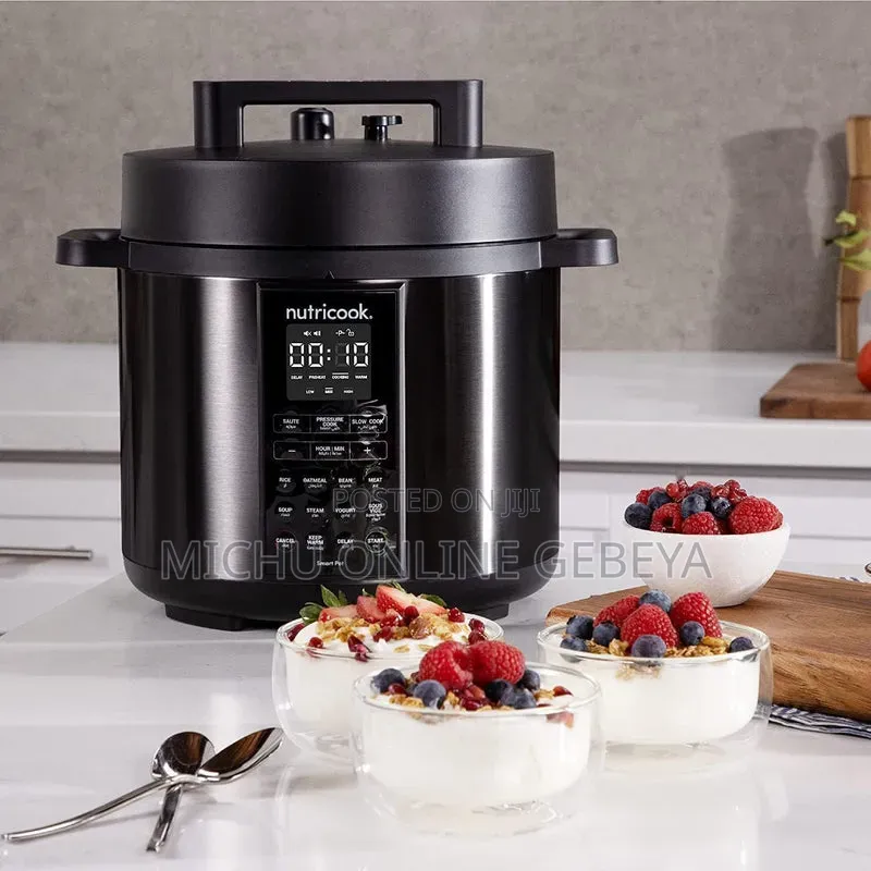 Nutricook 6 L የሚይዝ 9in1 Pressure Cooker/ Free Delivery