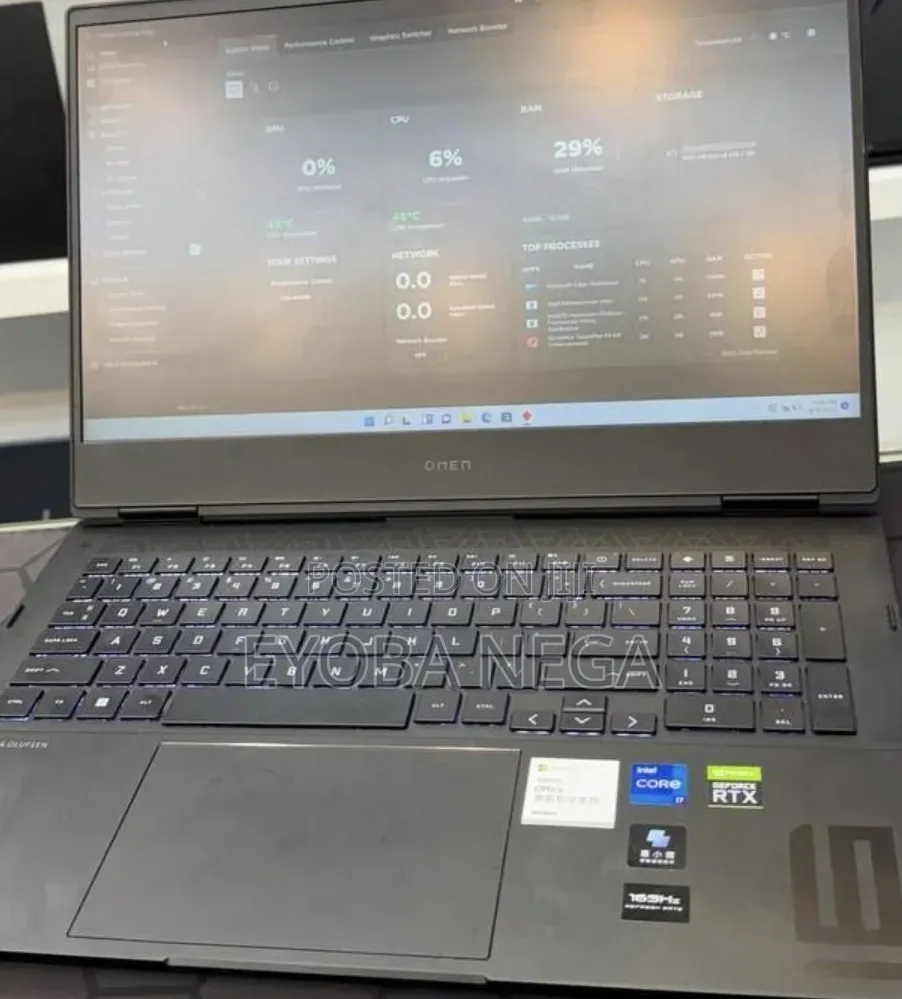 New Laptop HP Omen 16 16GB Intel Core i7 SSD 512GB
