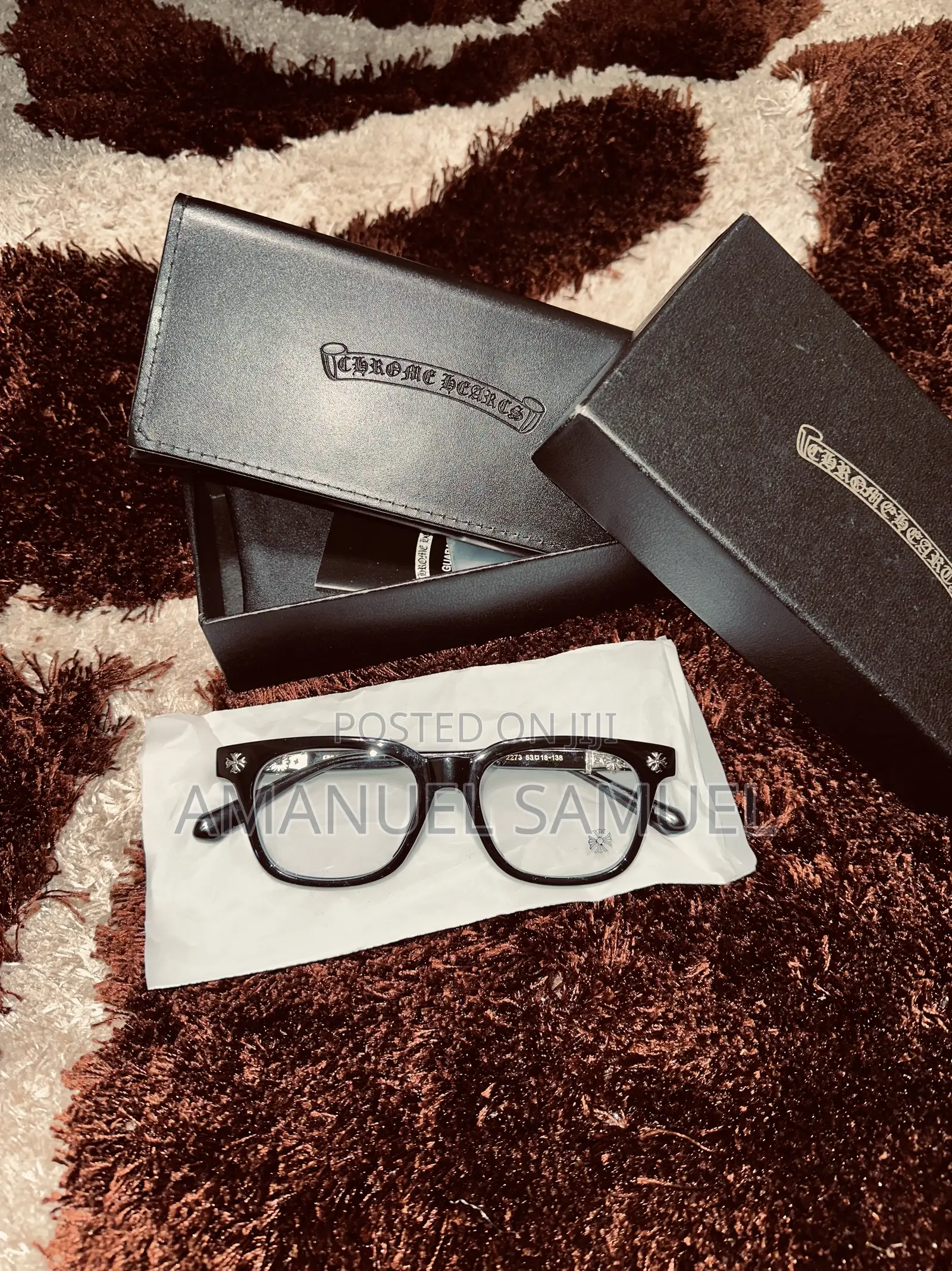 Original Men’s Chrome Heart Glass or ኦሪጅናል ክሮም ሃርትስ የወንዶች መነጽር