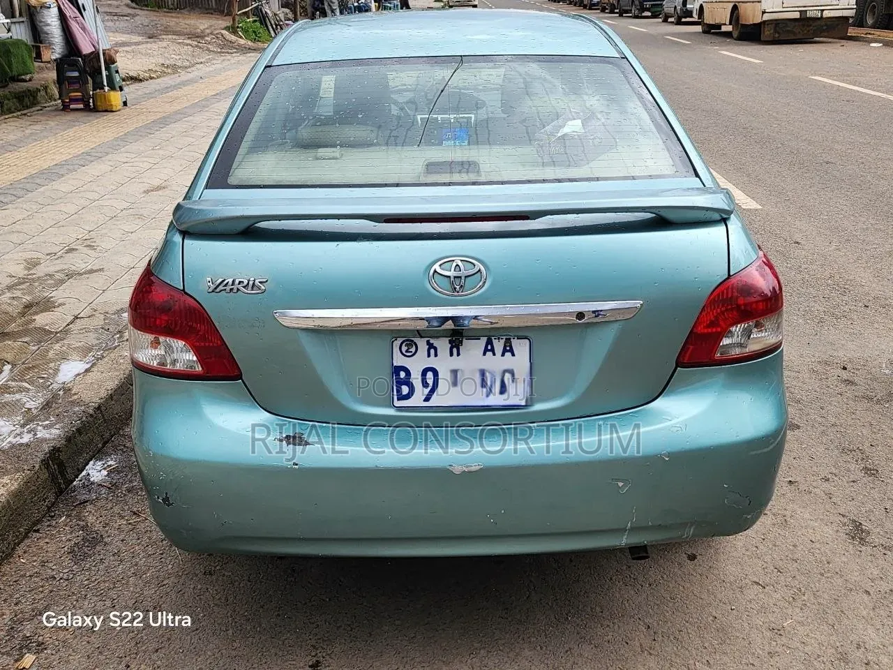 Toyota Belta 2008 Teal