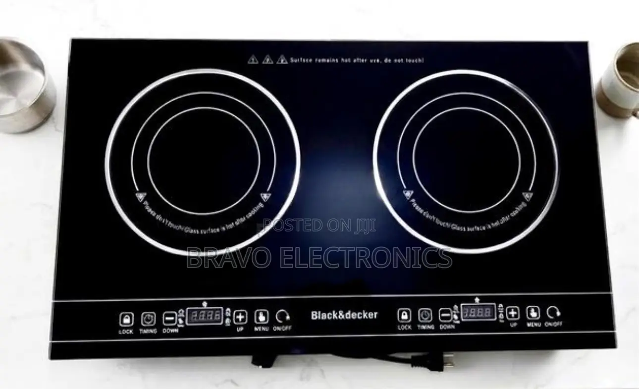 Black+Decker Digital Stove | Tempered Glass | Fan System