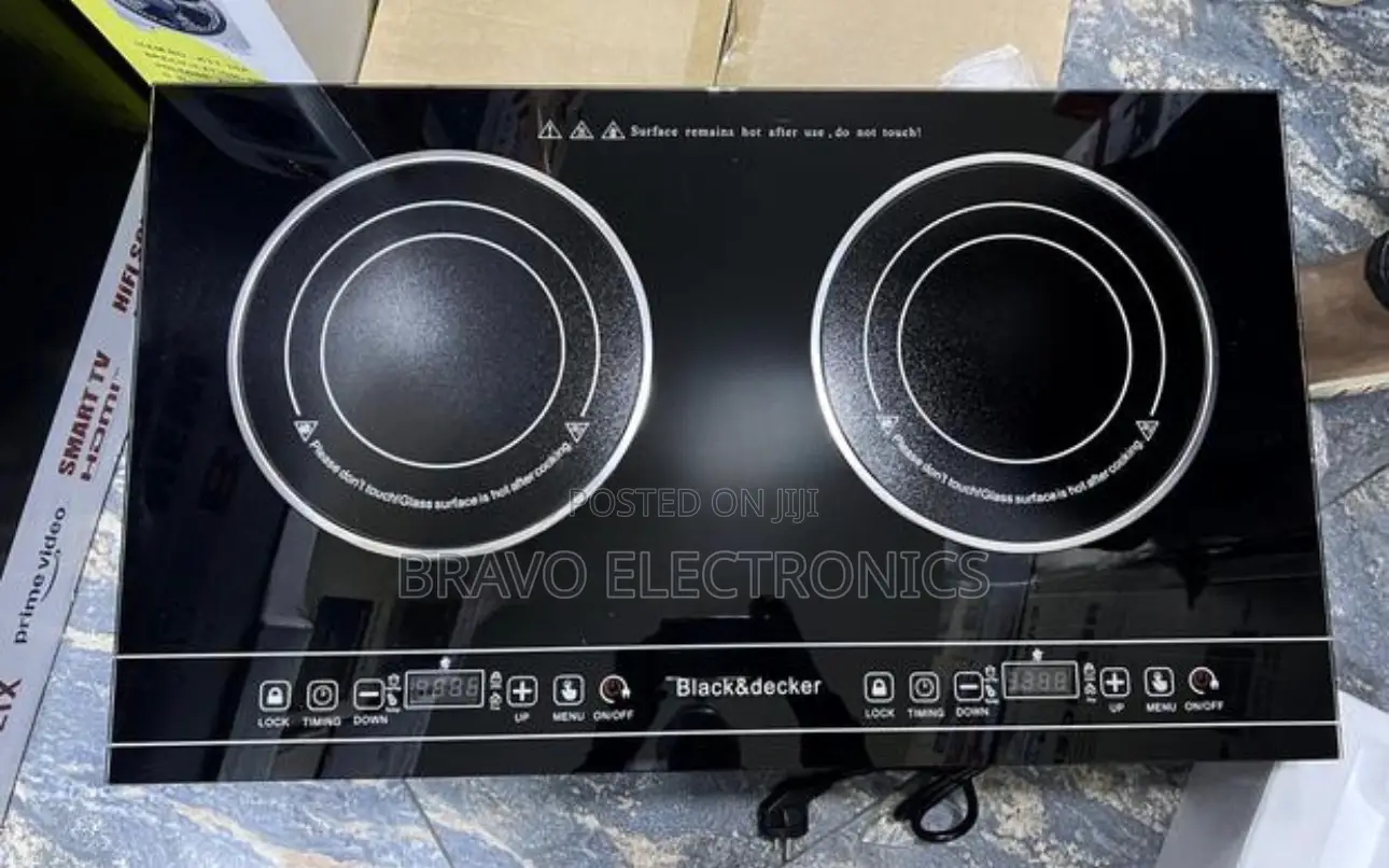  NEW Black+Decker Digital Stove | Tempered Glass + Fan System