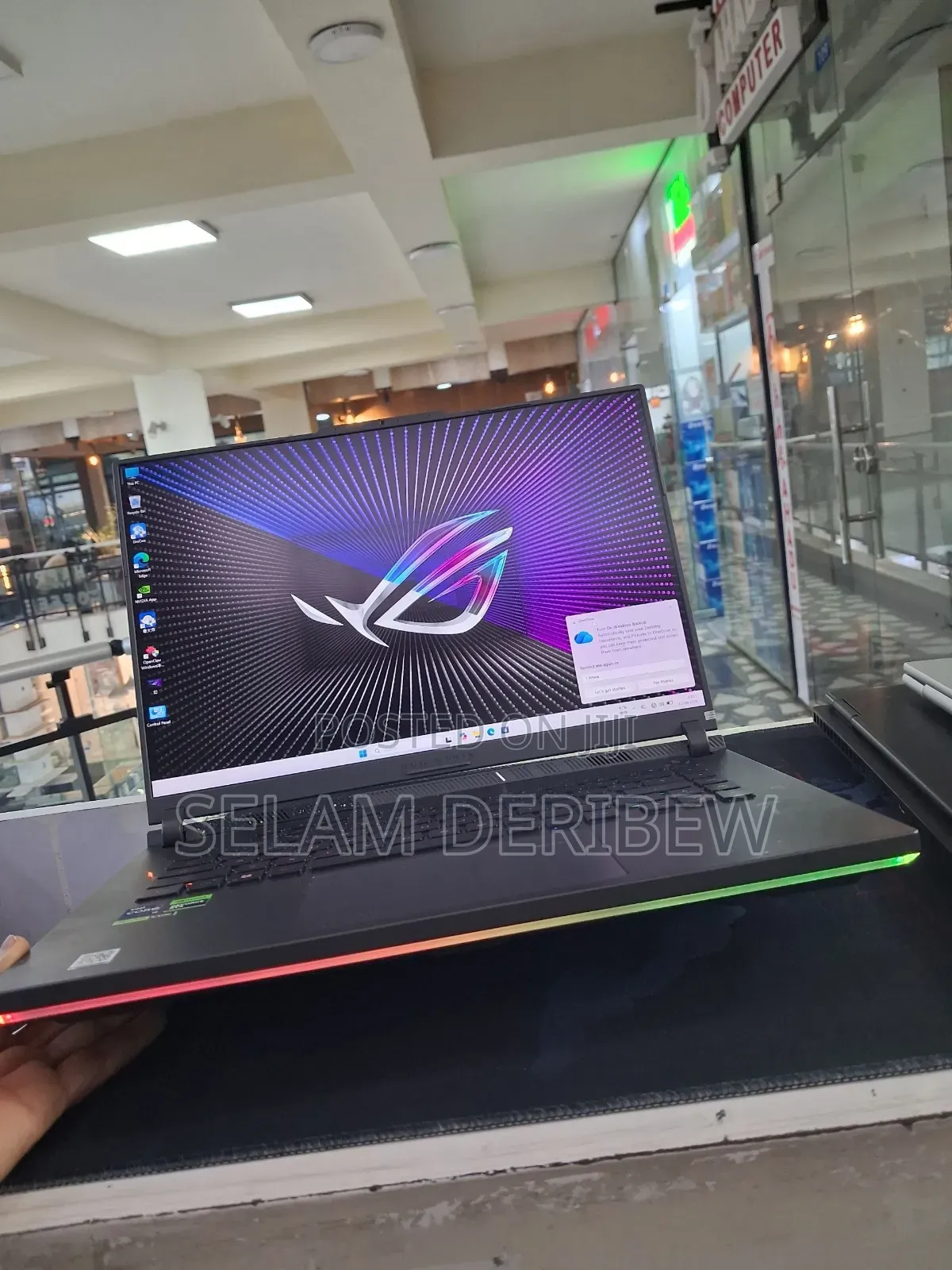 New Laptop Asus ROG Strix G16 G614 16GB Intel Core i9 SSD 1T
