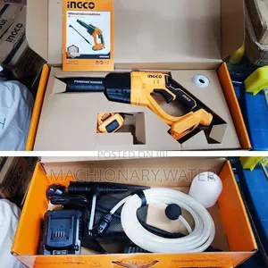 Ingco Cordless Rechargable High Pressure Washer 20v