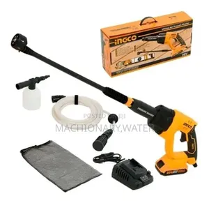 Ingco Cordless Rechargable High Pressure Washer 20v