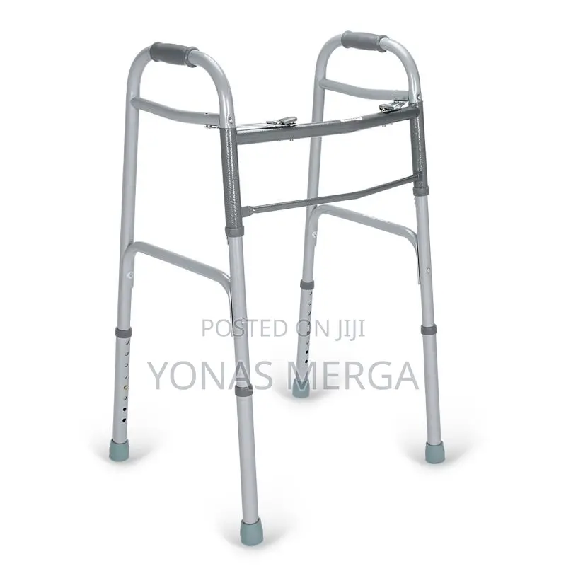 Folding Walking Frame窄彭Anti-slip Rubber Tip or Wheels and Ski Glides