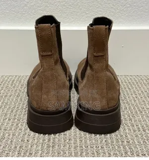 Dark Brown Suede Zara Man Chelsea Boots
