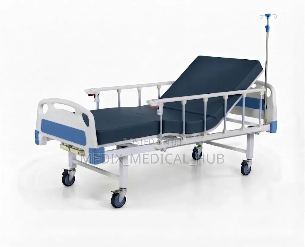 Manual 2-Function Hospital Bed With Mattress