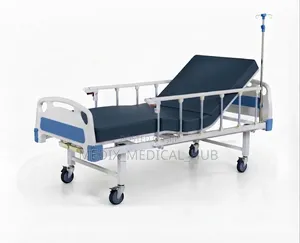 Manual 2-Function Hospital Bed With Mattress