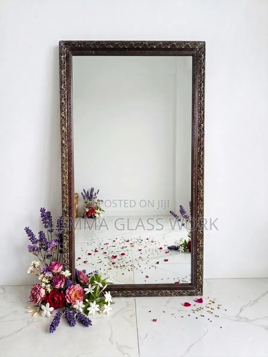 Mirror 3mm በ ፍሬም የተሰራ 50×100