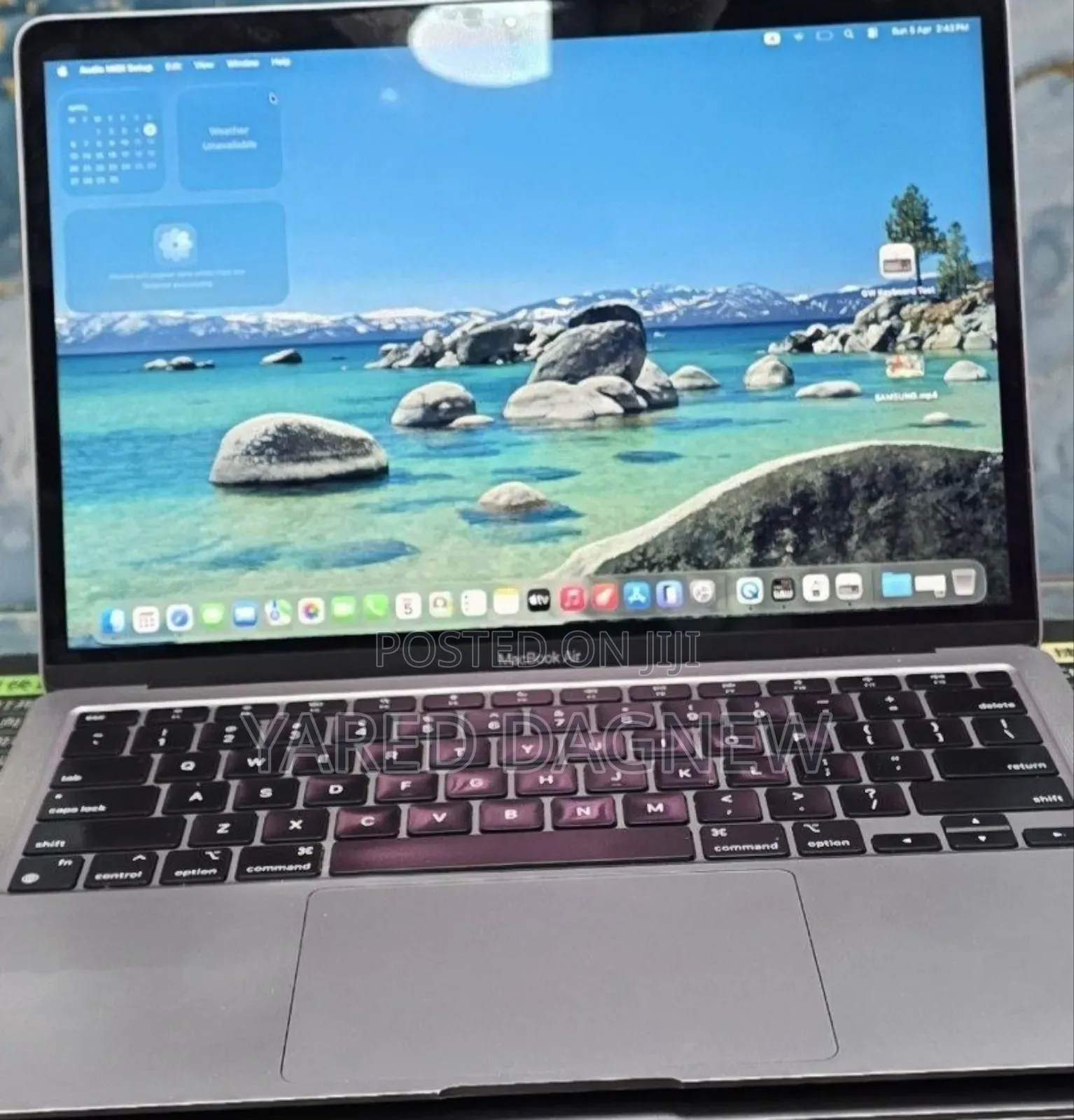 New Laptop Apple MacBook Air 2020 M1 8GB Apple M1 SSD 256GB