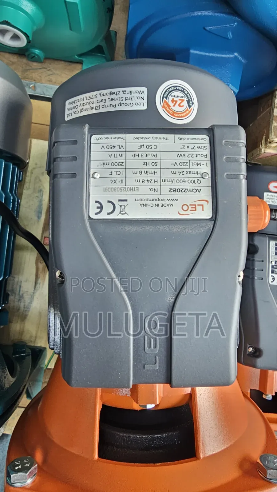 Leo 3hp Serfase Pump