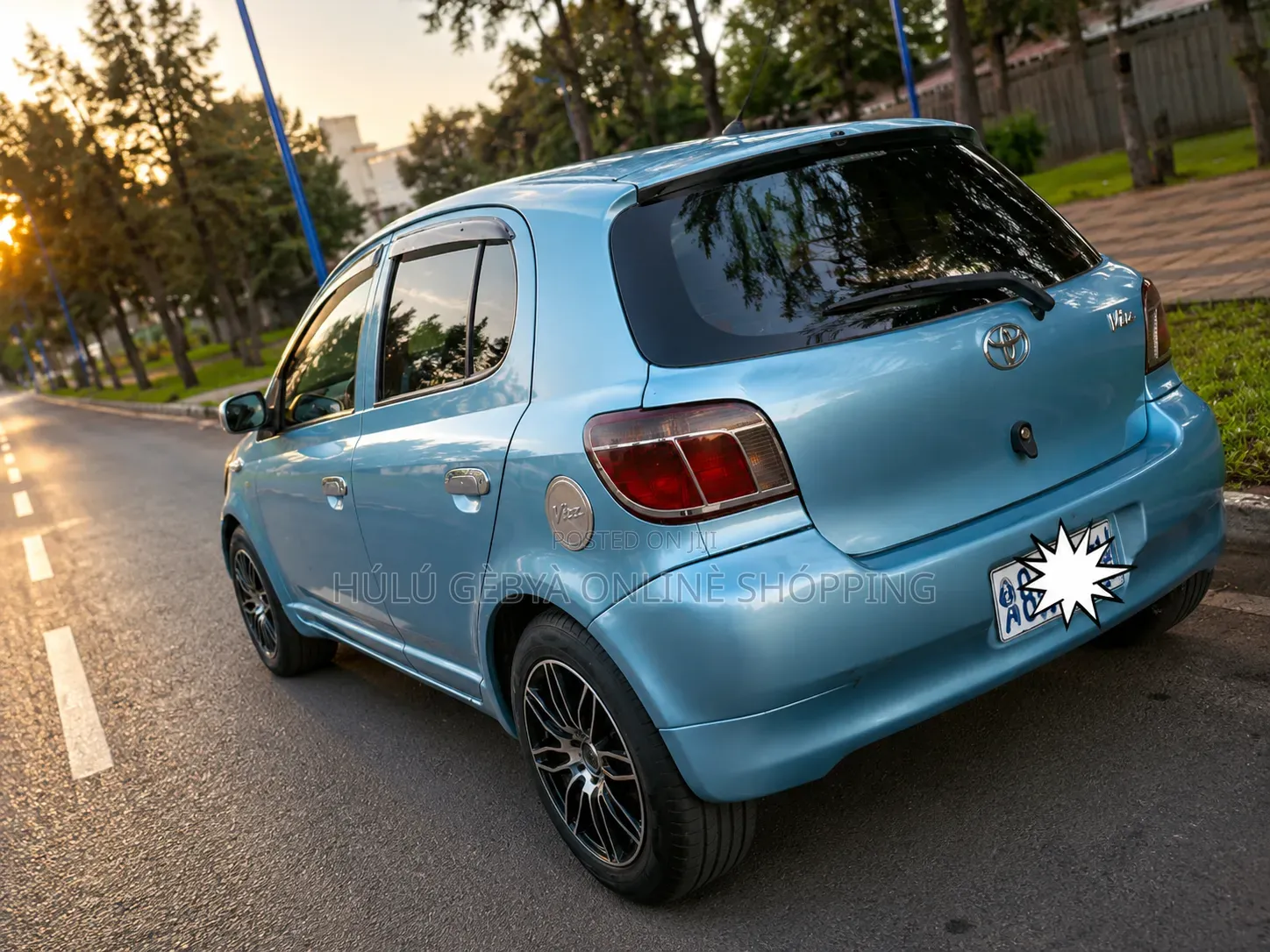 Toyota Vitz 2001 Blue