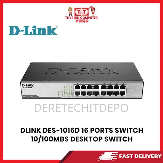 D-Link DES-1016D 16 Port Switch