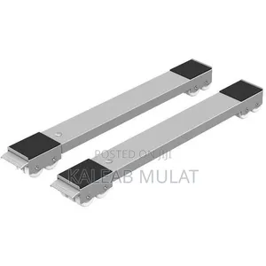 Adjustable Moving Roller Wheels Stand With Brake.