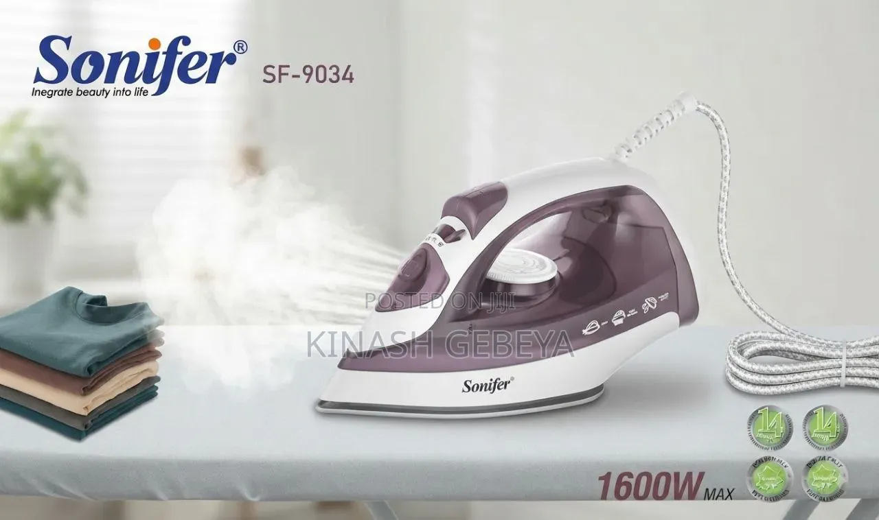 Sonifer Top Quality Electric Cloth Steam Iron(1600watt)
