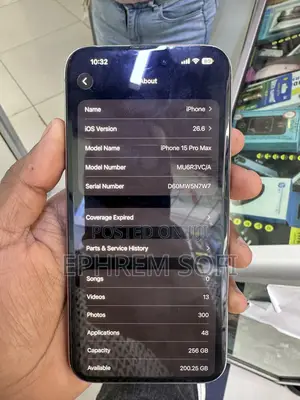Apple iPhone 15 Pro Max 256 GB Silver