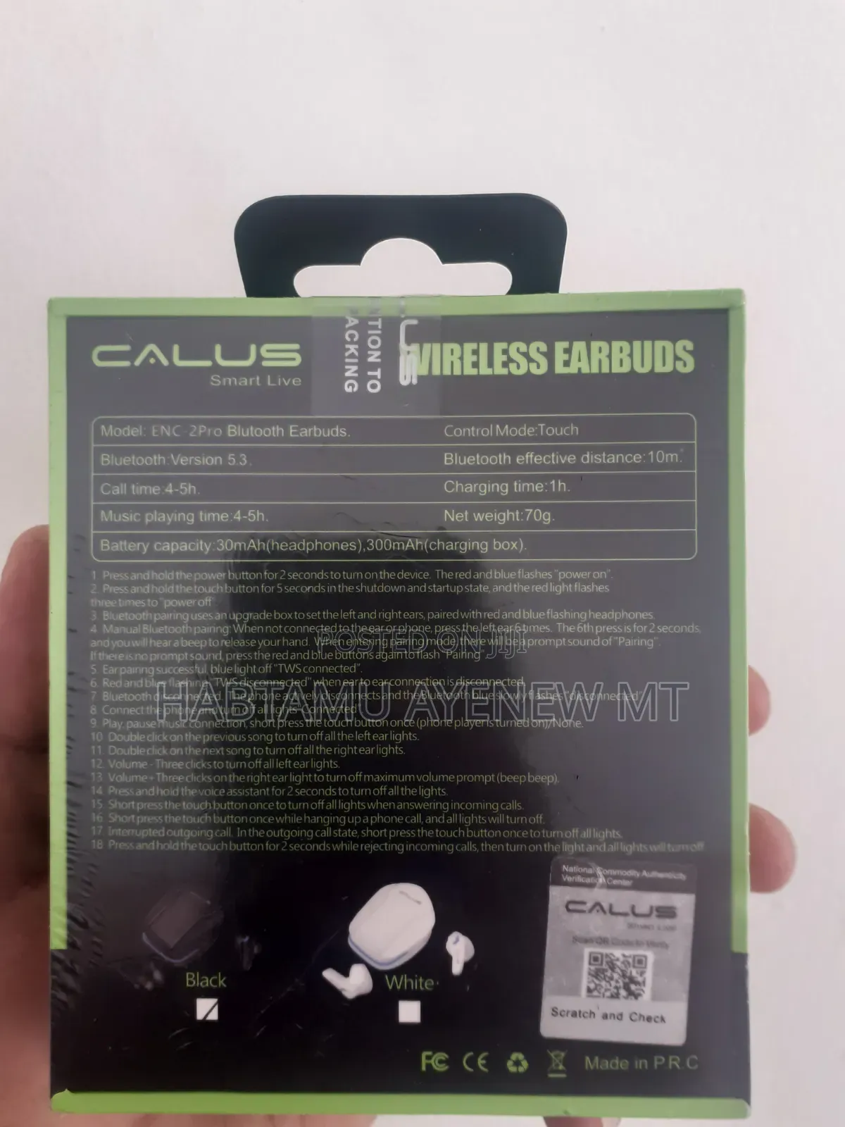 CALUS ENC-2Pro Airpod