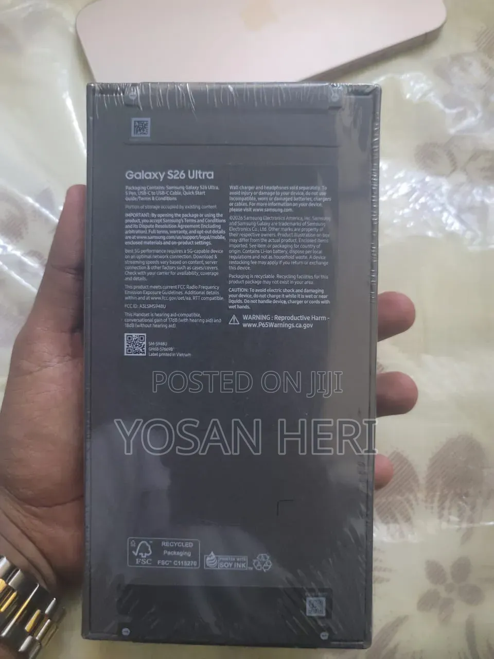 New Samsung Galaxy S26 Ultra 5G 256 GB Black