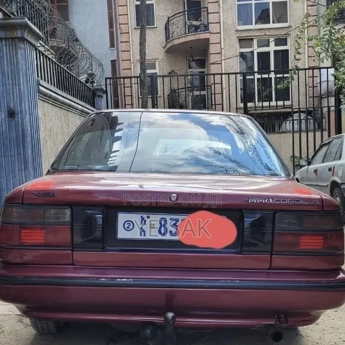 Toyota Corolla 1991 Red
