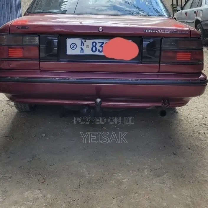 Toyota Corolla 1991 Red