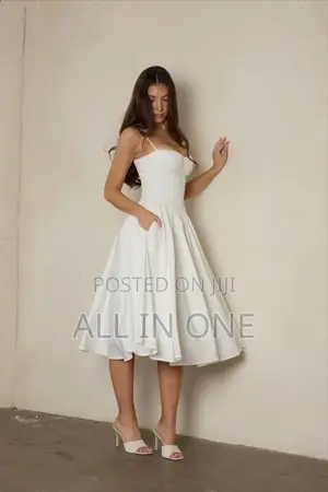 Spaghetti Strap Midi Dress