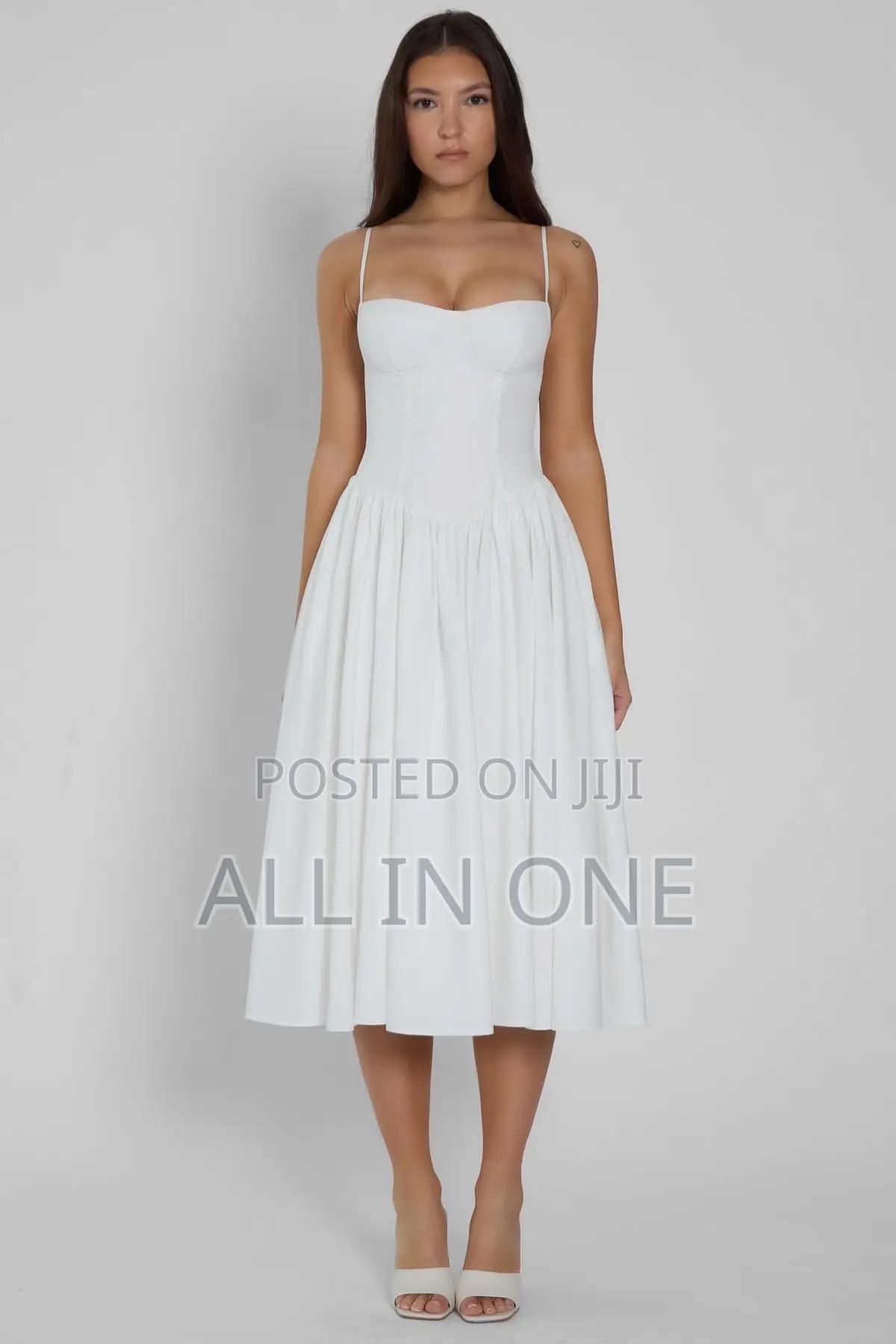 Spaghetti Strap Midi Dress