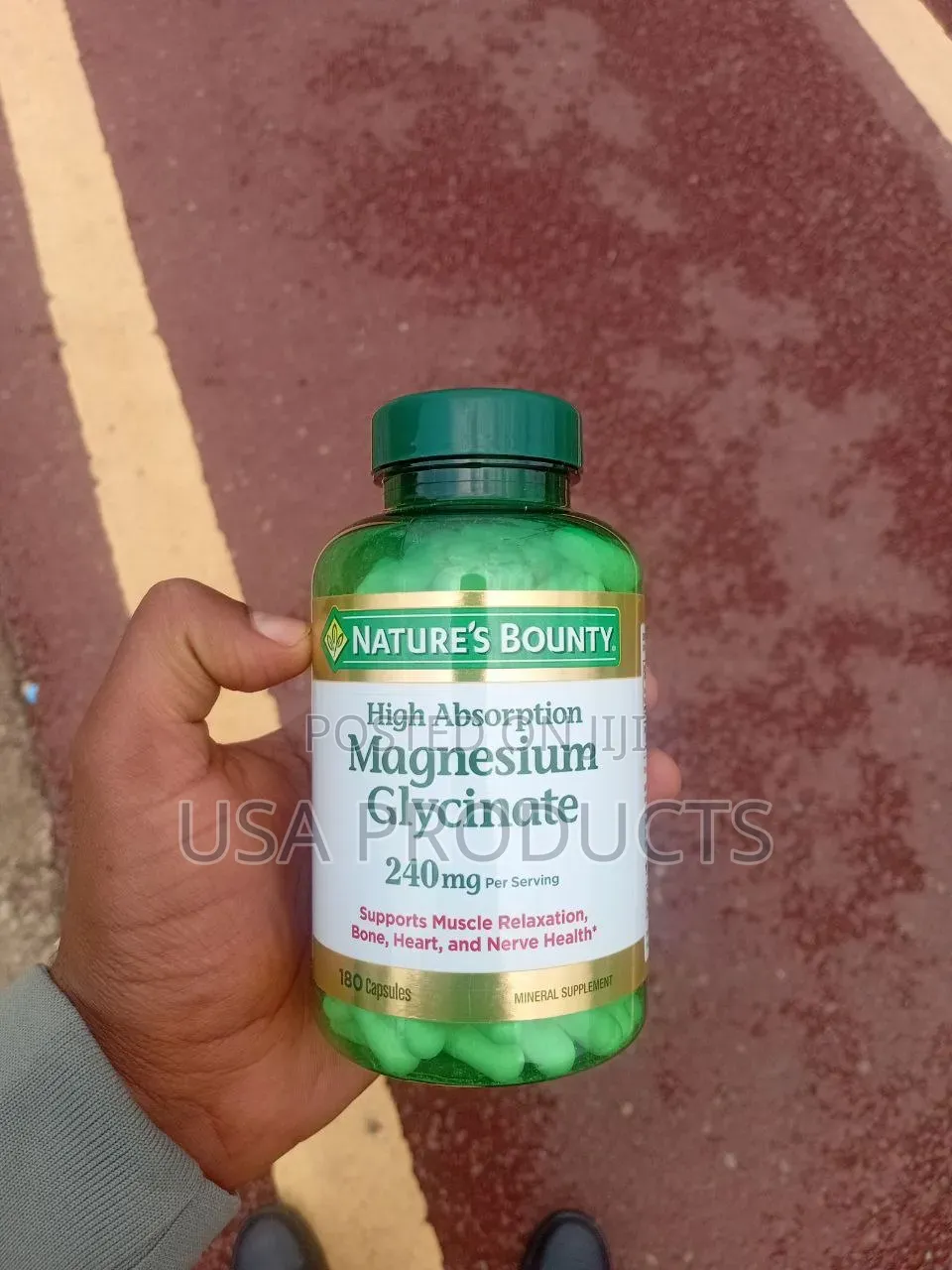  Original Nature's Bounty Magnesium Glycinate 180 Capsules