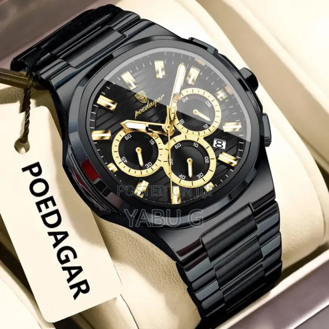 Poedagar Sport Men Wristwatches Stopwatch