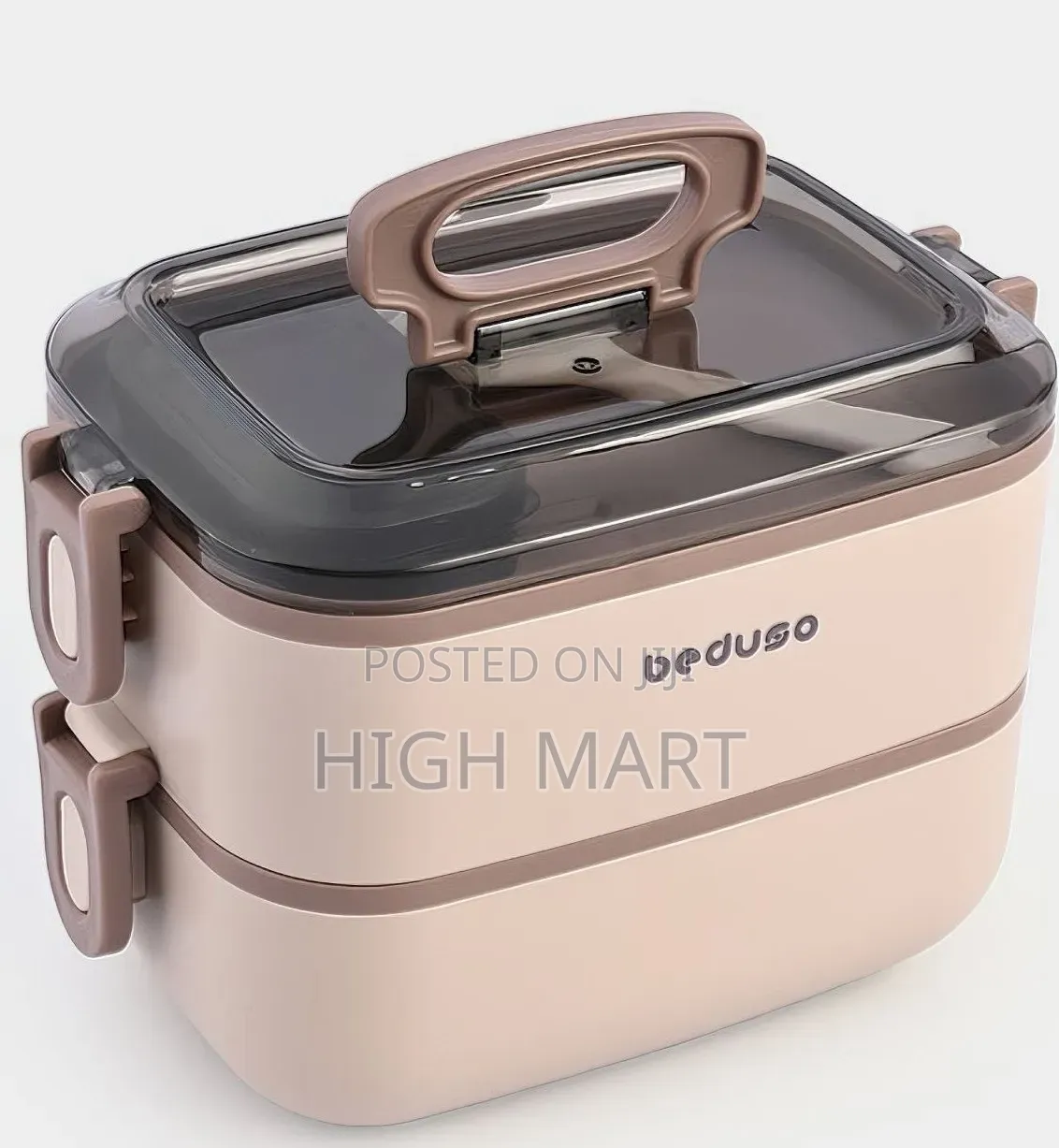 Beduso 2 Layer Stainless Steel Lunch Box