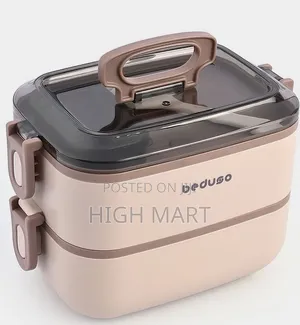Beduso 2 Layer Stainless Steel Lunch Box
