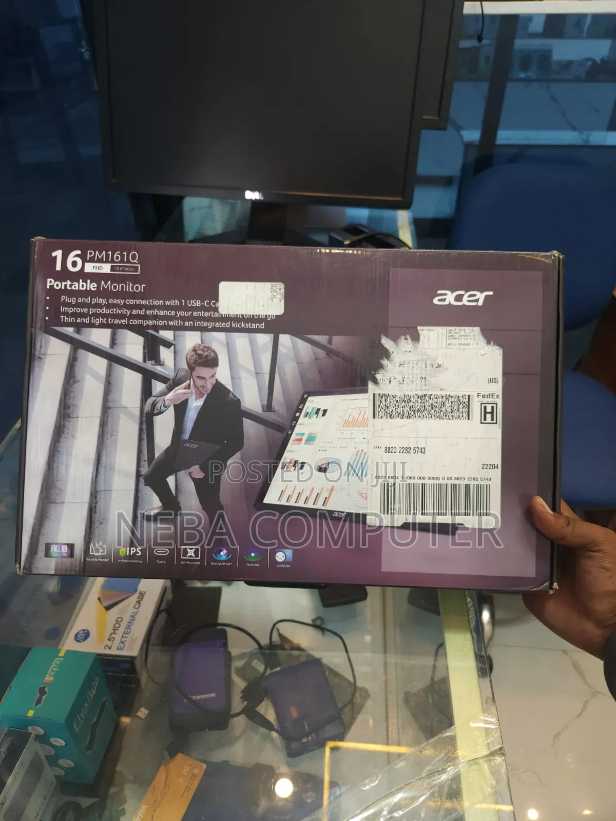 Acer Portable Monitor – 16” FHD
