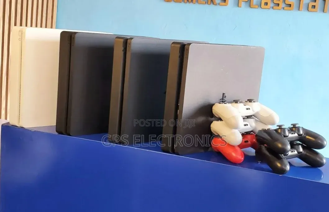 PS4 Slim Gaming Console | 6 Games + 2 Controllers