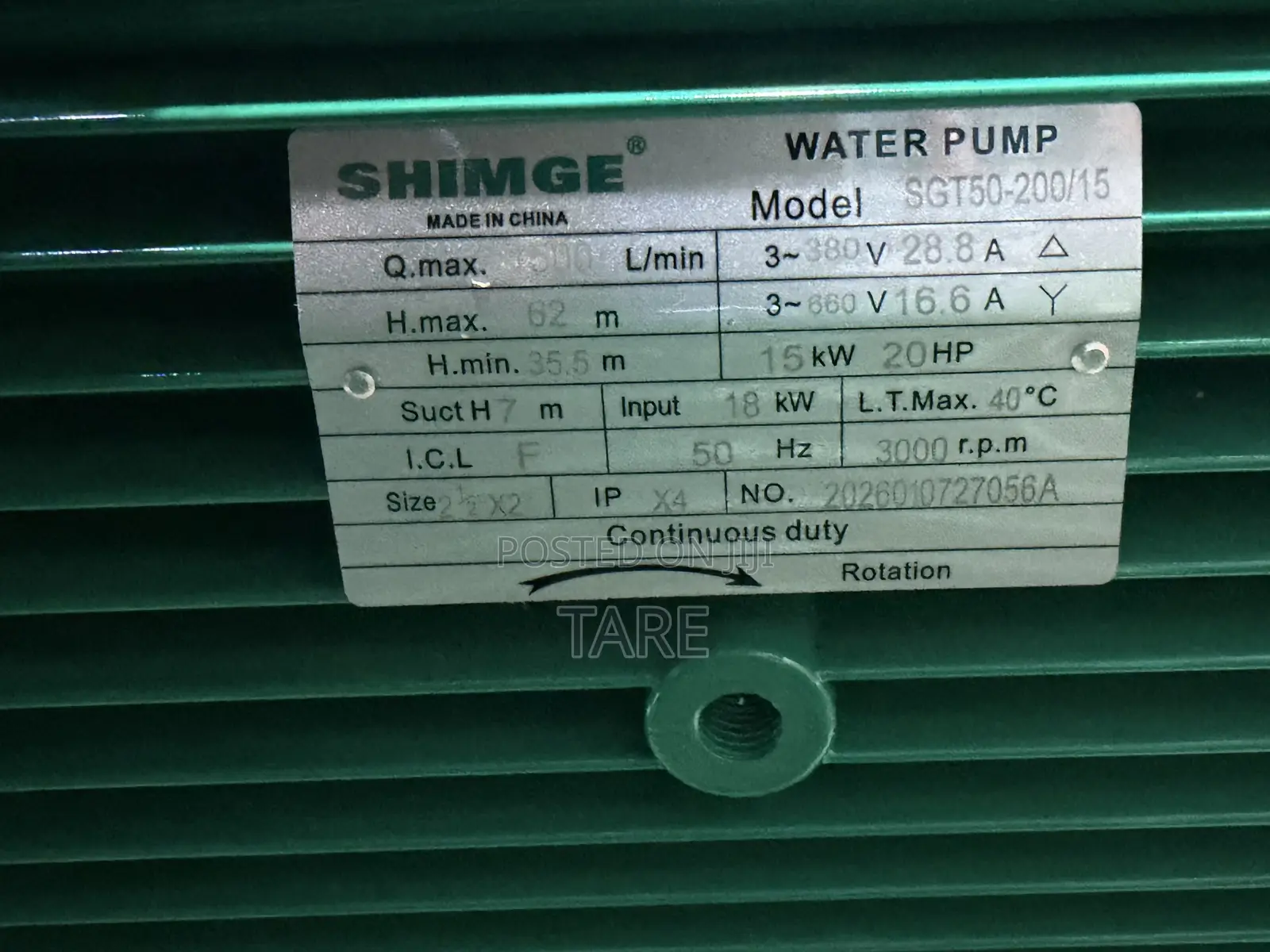 Surface Water Pump