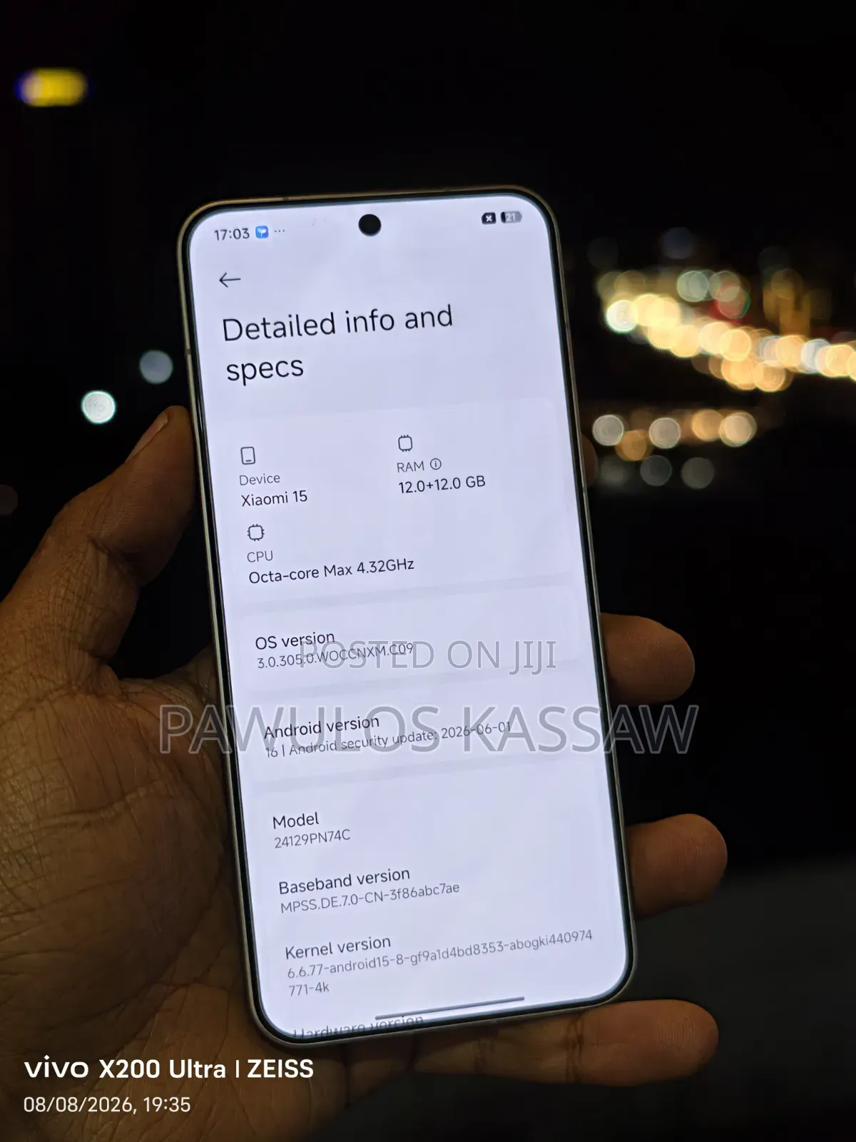 Xiaomi 15 256 GB White