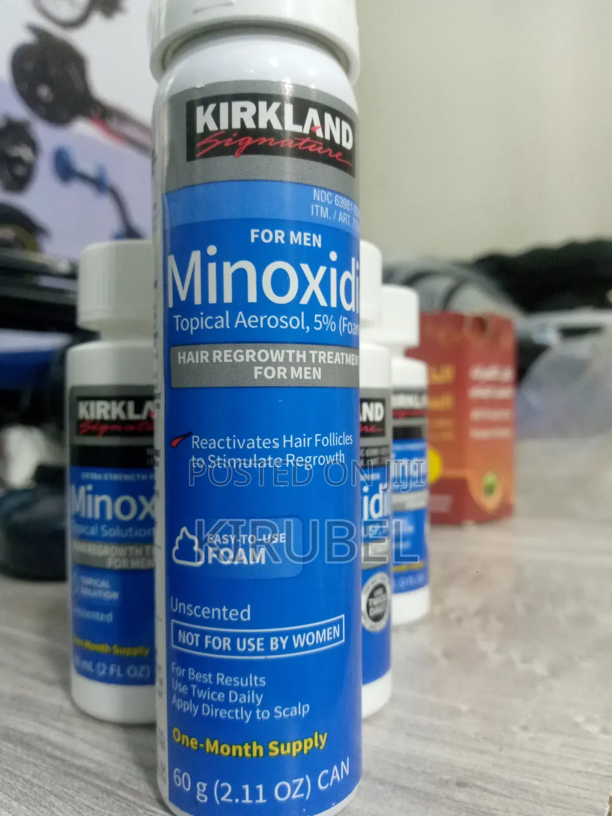 Foam and Liquid Minoxidil ሁለቱንም እኛ ጋር ያገኛሉ።