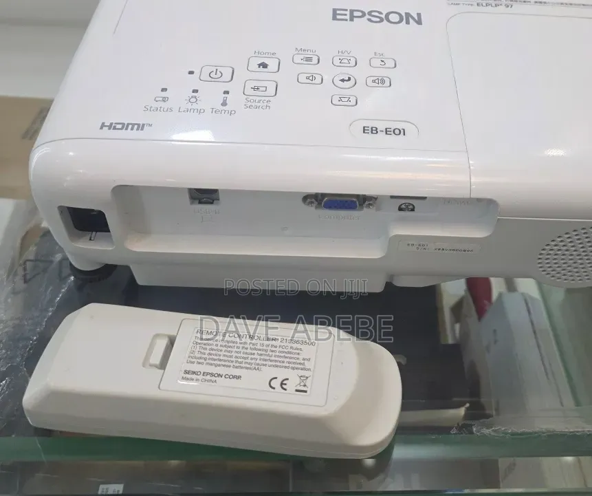 Epson Projector Model Name: EB-E01 Hardware Interface