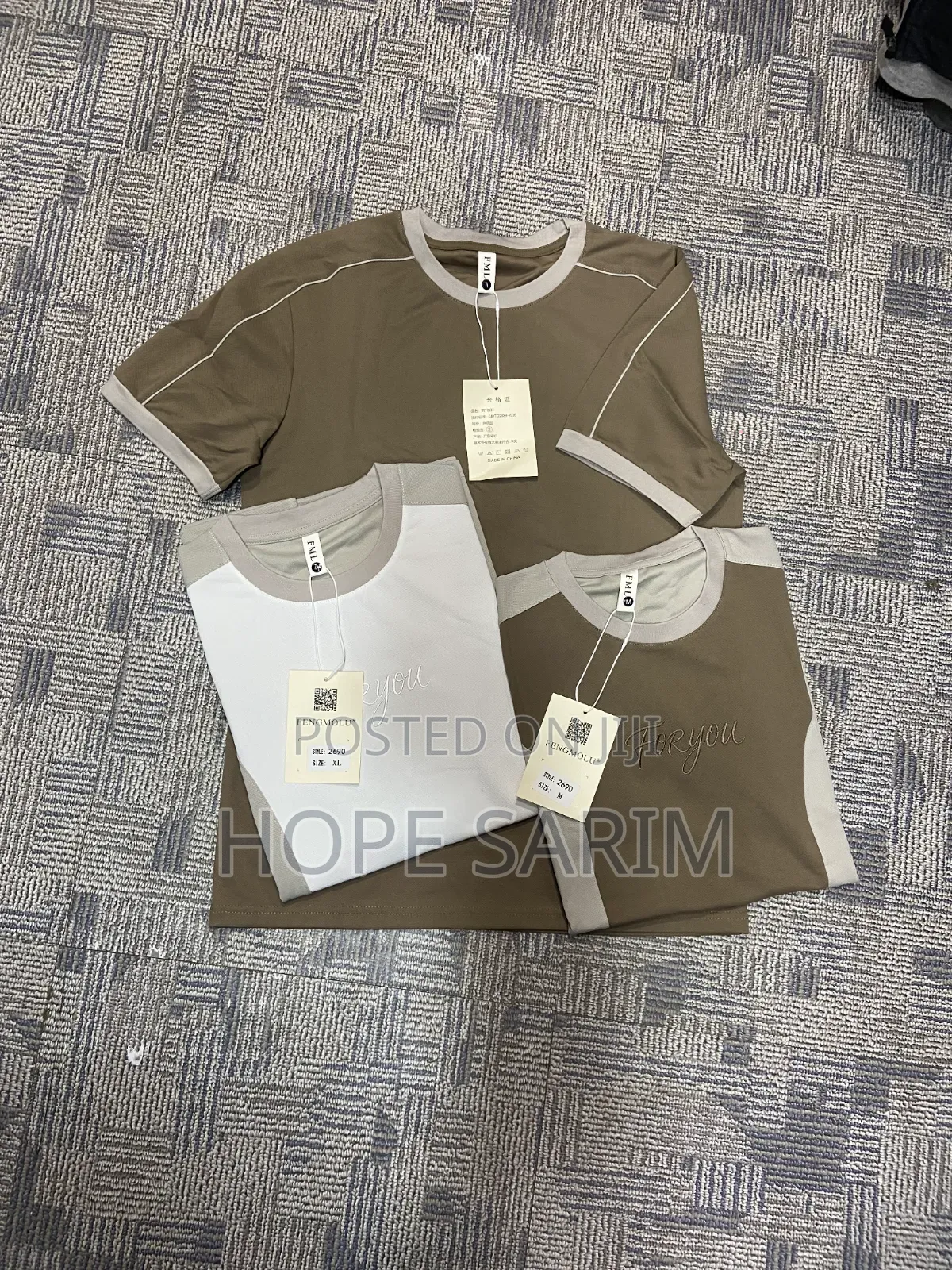 Fengmolu "For You" Minimalist Graphic Tees