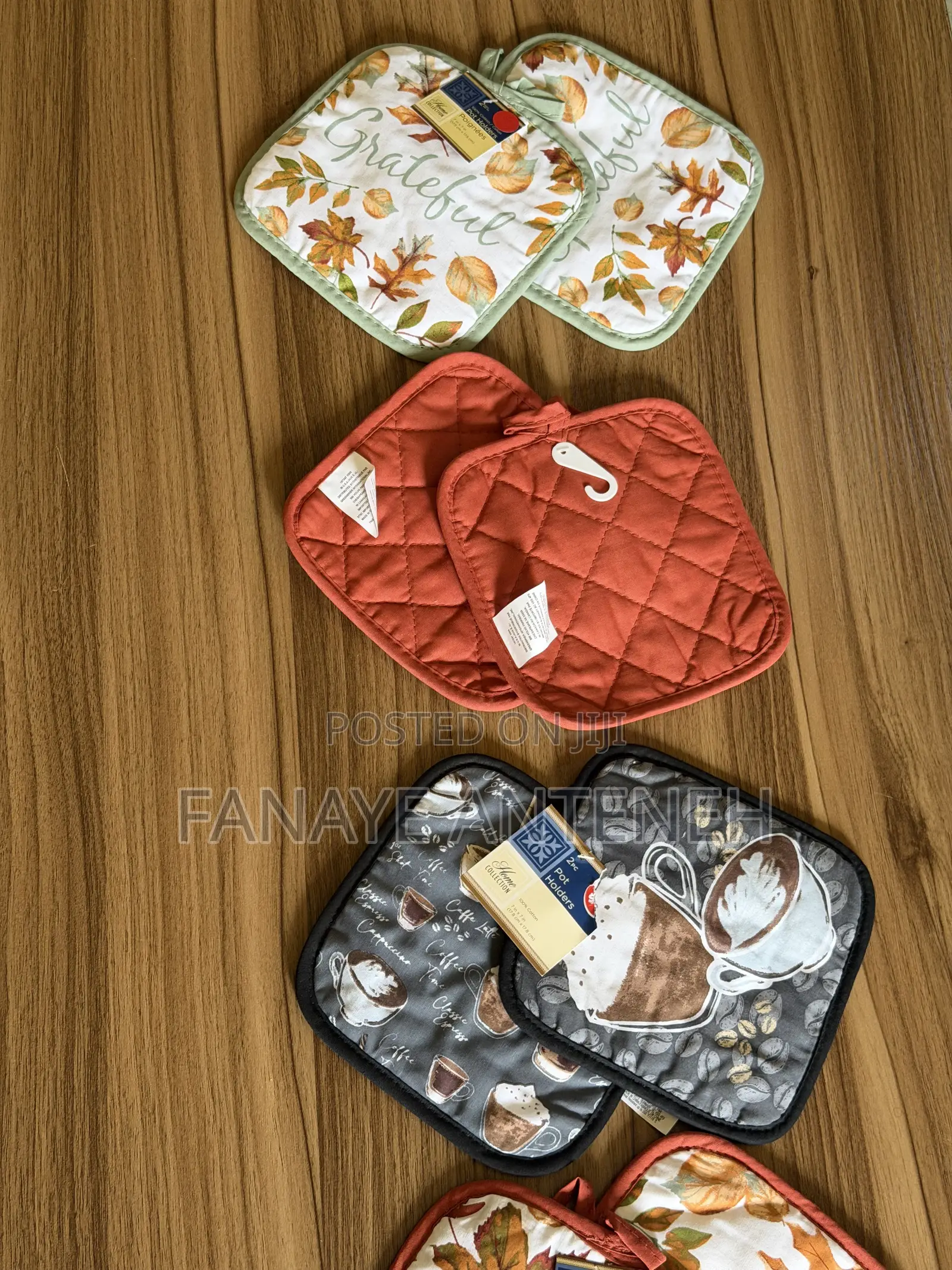 Pot Holders 100% Cotton Heat Resistant