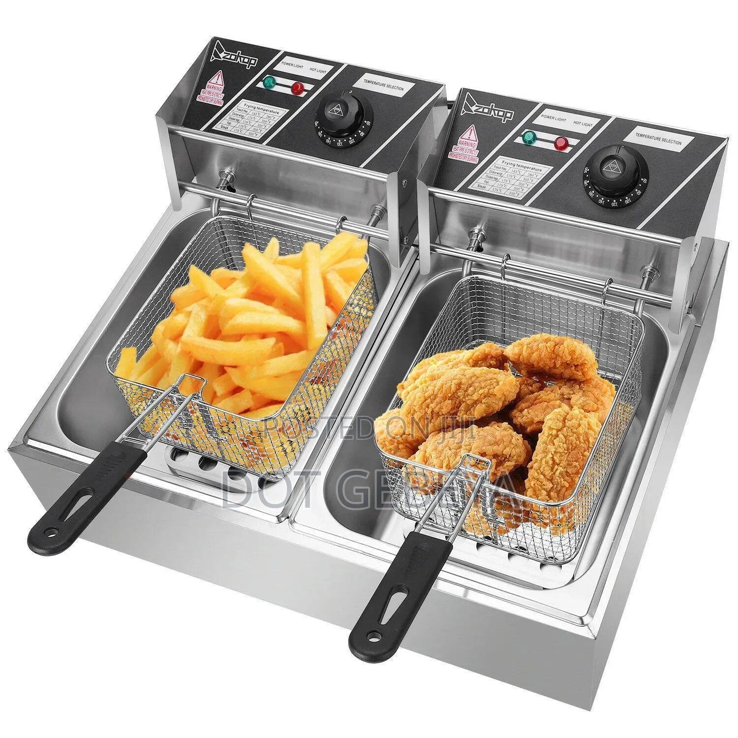 NIMA Double Electric Deep Fryer –