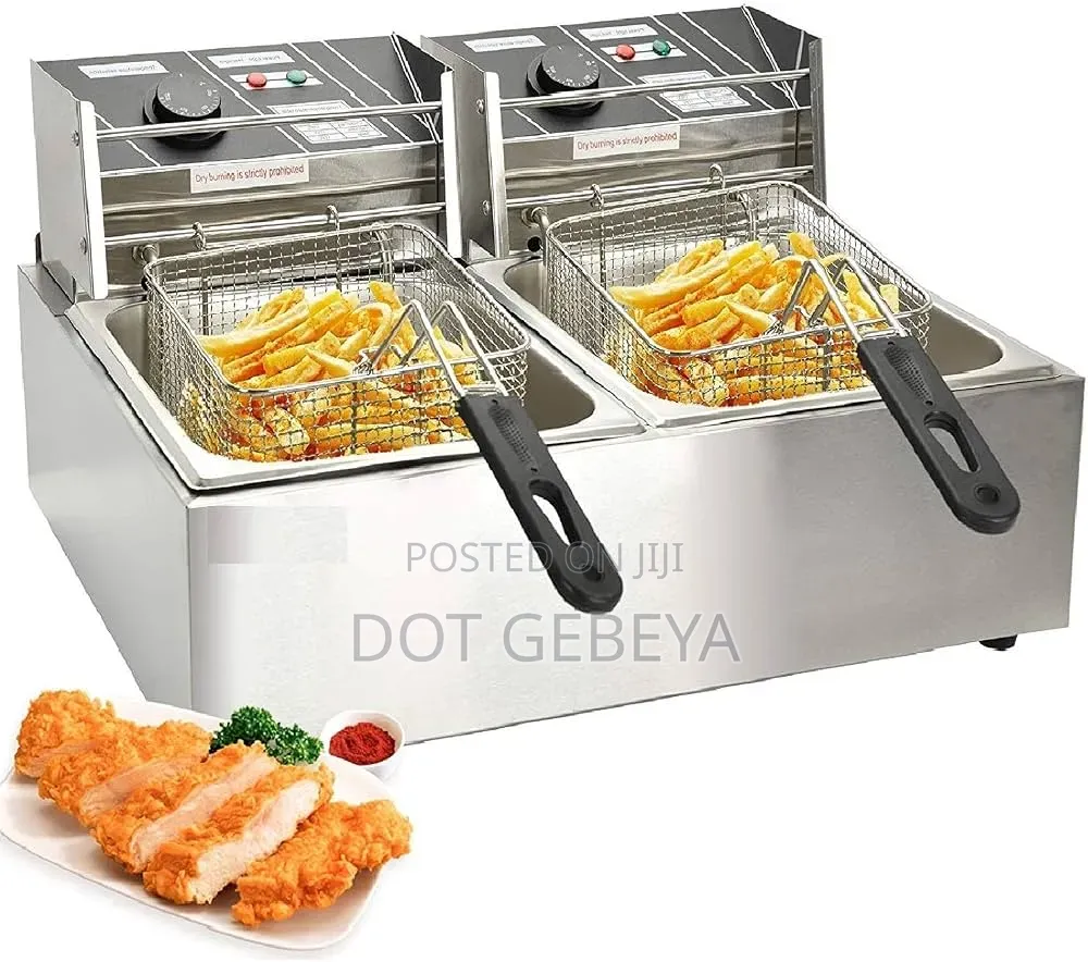 NIMA Double Electric Deep Fryer –
