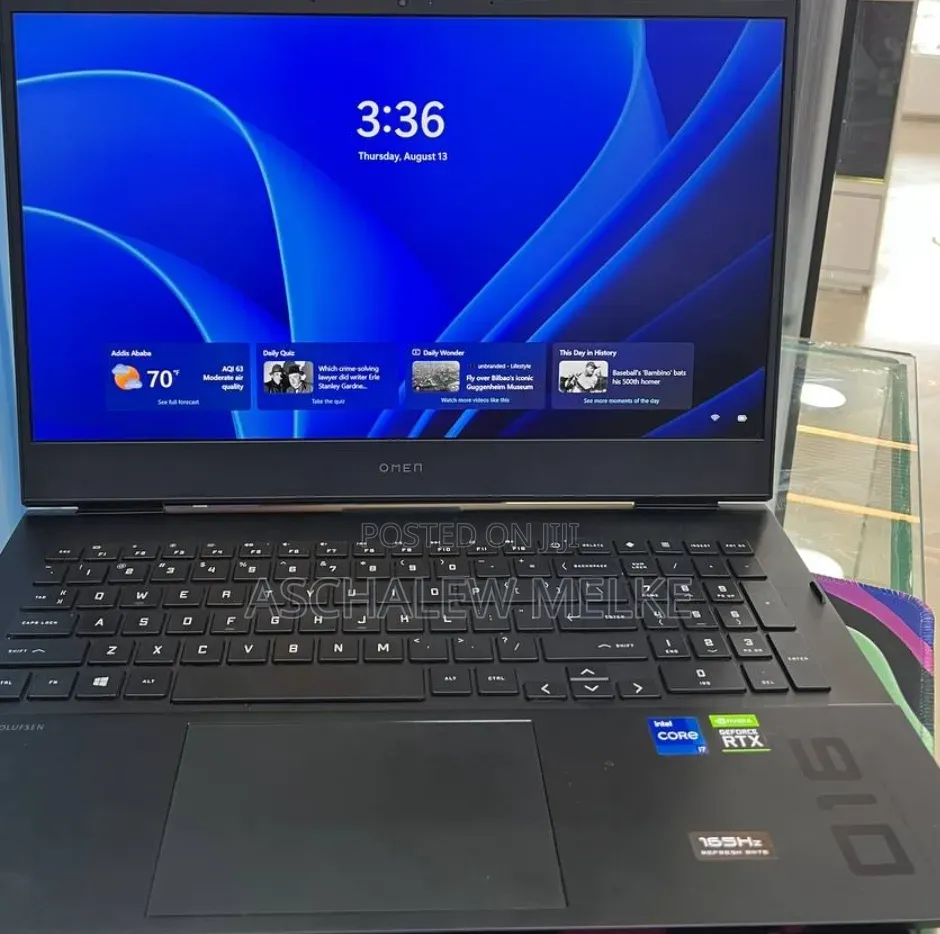 New Laptop HP Omen 16 16GB Intel Core i7 SSD 512GB