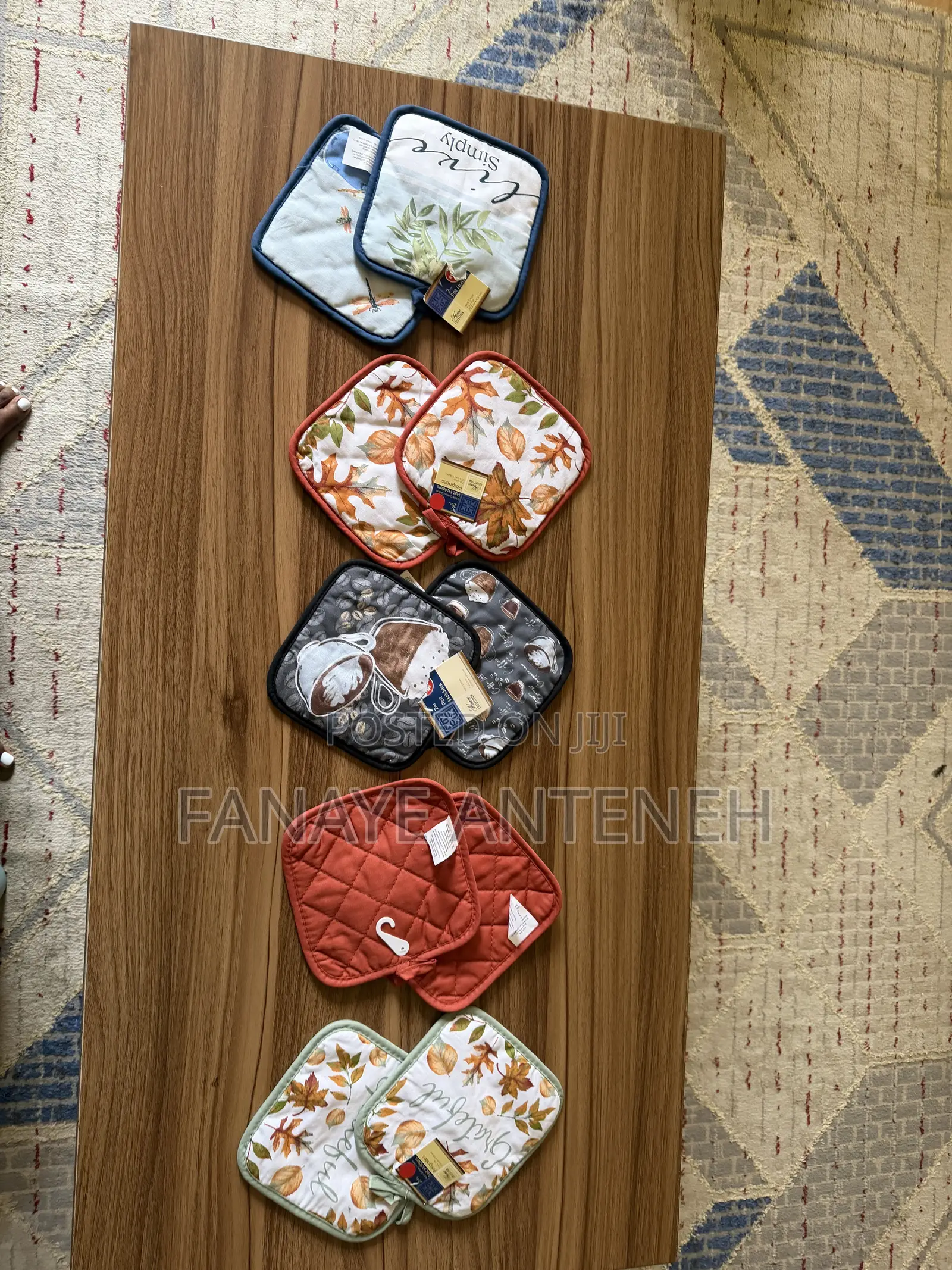 Pot Holders 100% Cotton Heat Resistant