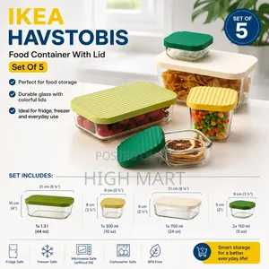 IKEA Havstobis Food Container Woth Lid 5 Set