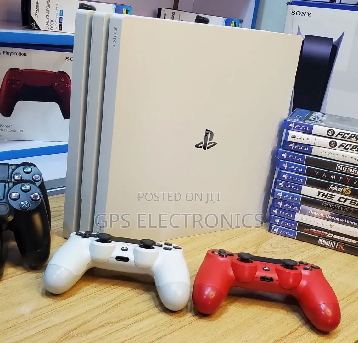 PS4 PRO የGaming ምርጫ — Dubai Used • 2 Original Joystick • FC 26