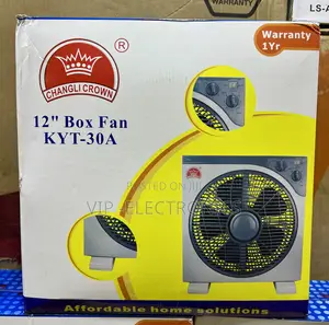 Changli Crown Box Fan 12 Inch– KYT-30A | 3 Pack