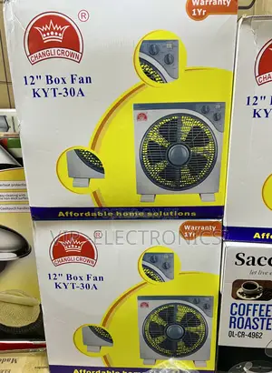 Changli Crown 12” Box Fan – KYT-30A (3 Pack)