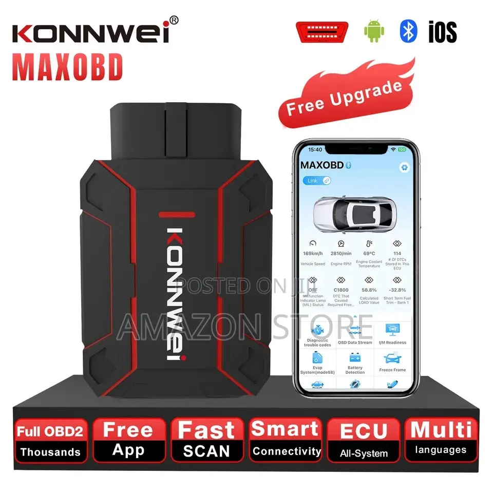 Konnwei Max Obd2 Bluetooth Scanner