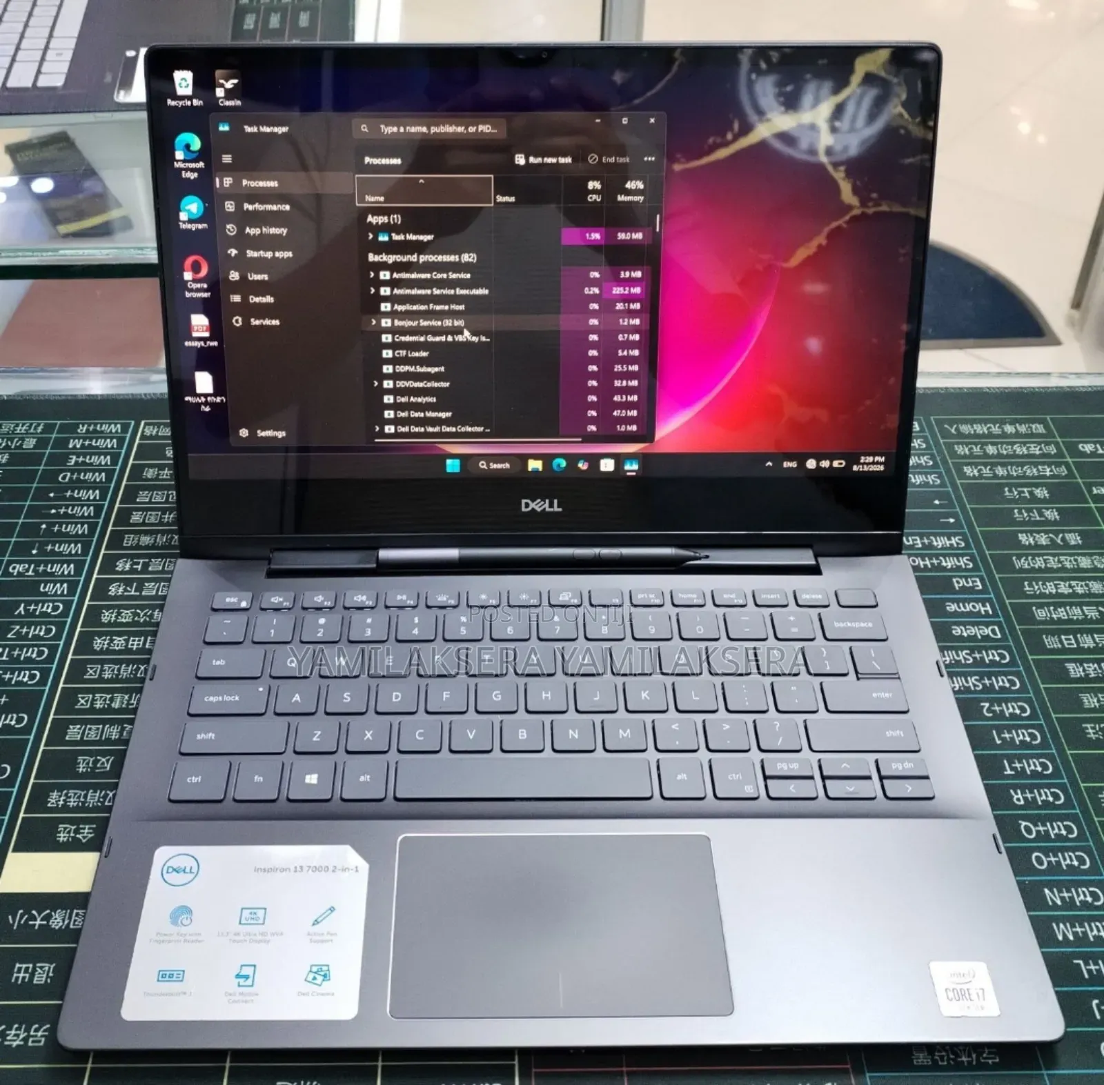 New Laptop Apple MacBook Air 2020 M1 8GB Apple M1 SSD 256GB